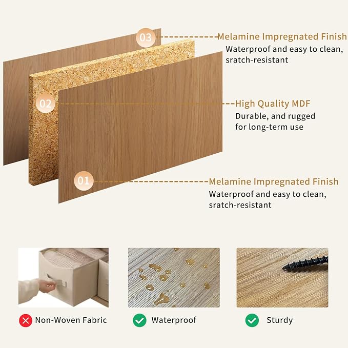 9 Drawer Dresser for Bedroom - Image 7