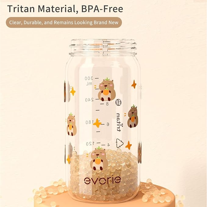 Evorie Tritan Spill Proof Toddler Straw Sippy Cup, 10 oz - Image 7