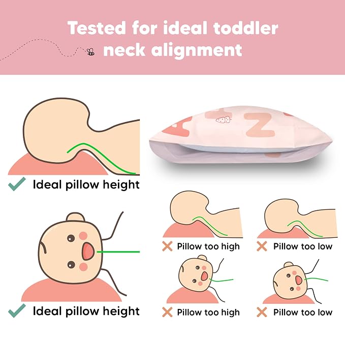 Toddler Pillow with Pillowcase - Image 6