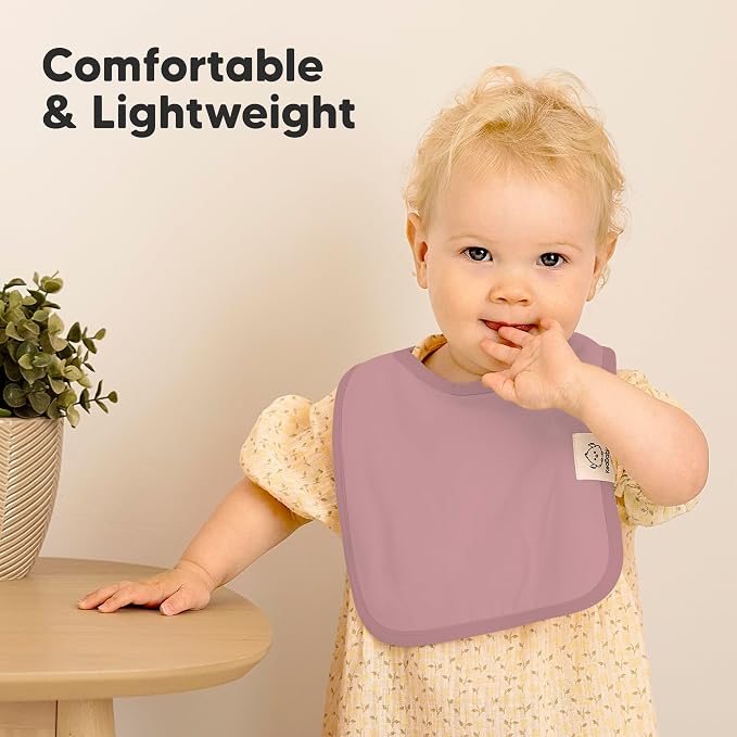 KeaBabies 8-Pack Organic Baby Bibs - Image 5