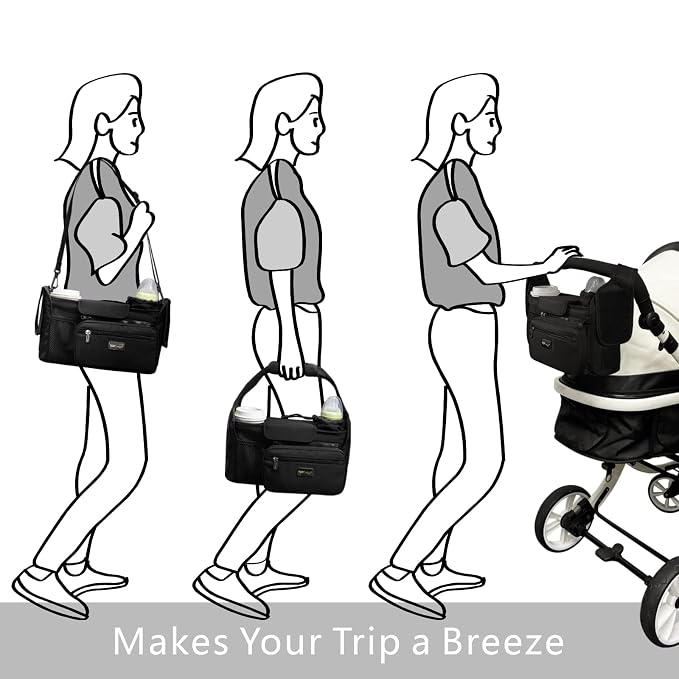 TOPDesign Universal Baby Stroller Organizer, Stroller Caddy - Image 7