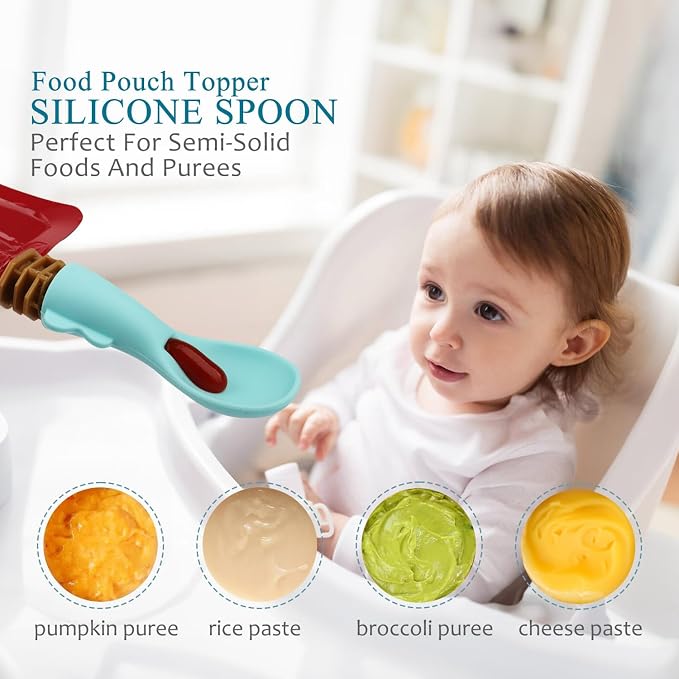 Universal Baby Food Pouch Spoon Attachment - Image 5
