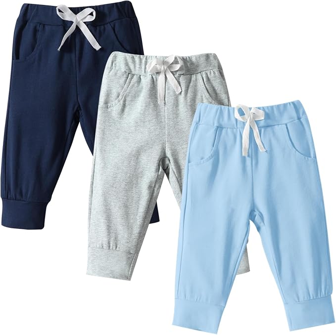 DREAM BUS Pack of 3 Toddler Jogger Pants by DreamBus