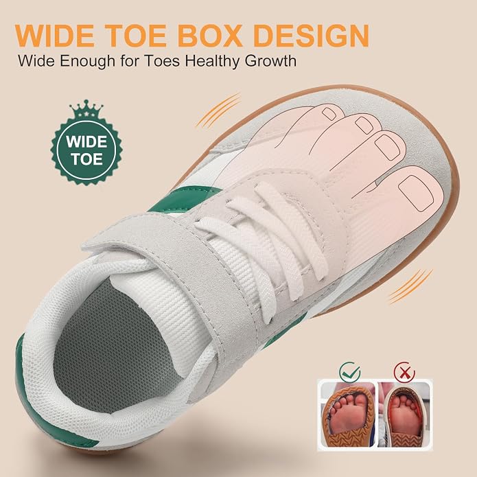 Toddler Wide Toe Box Shoes Zero Drop Minimalist Sneakers - Image 3