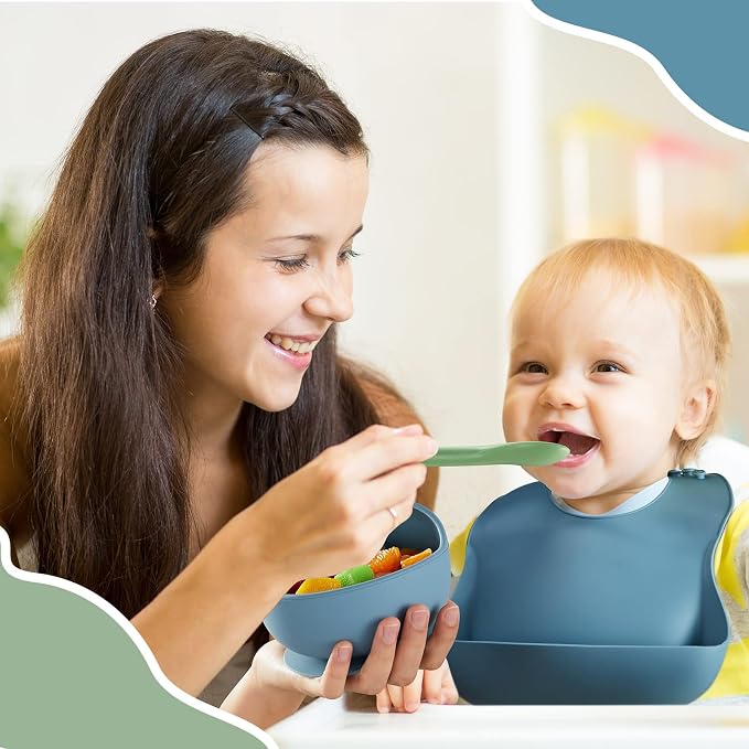 10 Pack Silicone Baby Feeding Set, Toddlers Led Weaning Feeding Supplies - Image 6