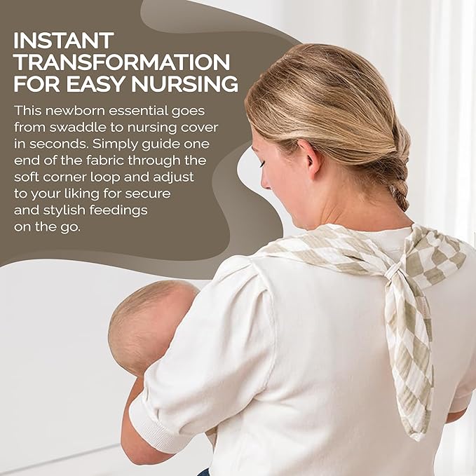 Itzy Ritzy Breastfeeding Boss Multi-Use Cover – A Nursing Cover, Car Seat Wrap - Image 5