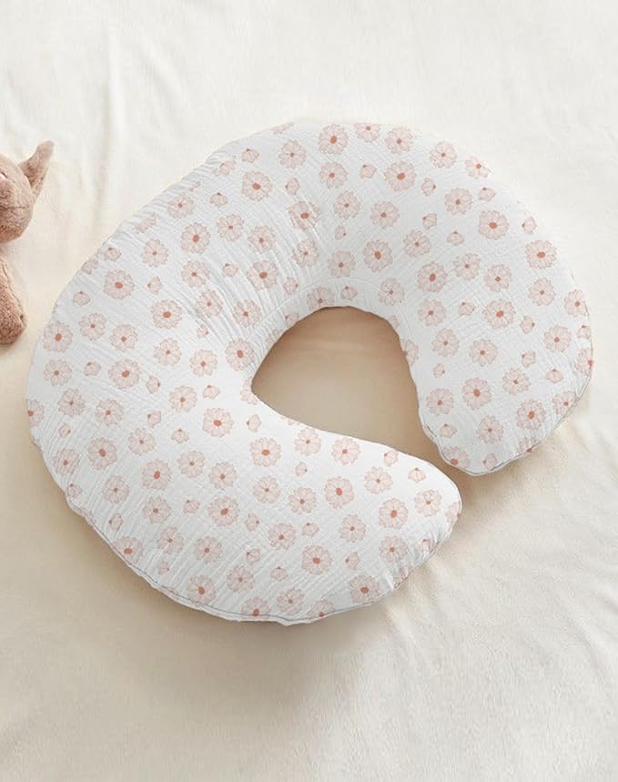 Nursing Pillow Covers 2 Pack, Muslin Nursing Cover - Image 3