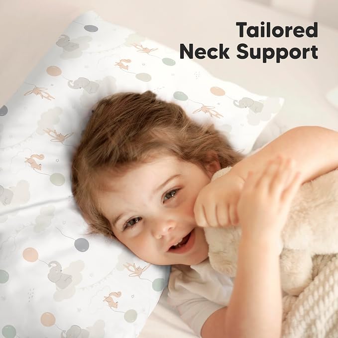 KeaBabies Toddler Pillow with Pillowcase, Jumbo 14X20 - Image 5