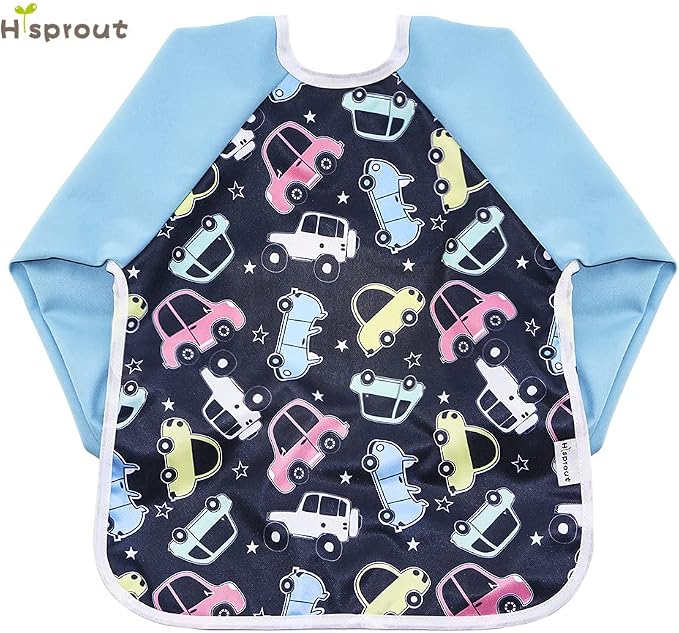 Infant Toddler Baby Waterproof Sleeved Bib, Bib - Image 2