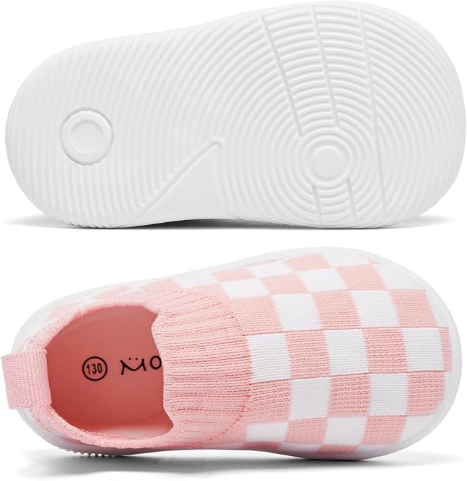MORENDL Baby Toddler Walking Socks Non-Slip Breathable Unisex Casual Sneakers - Image 4