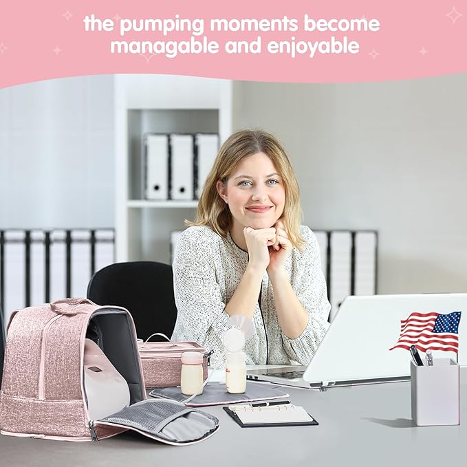 Breast Pump Bag for Spectra S1/S2, Cooler Travel Backpack - Image 6