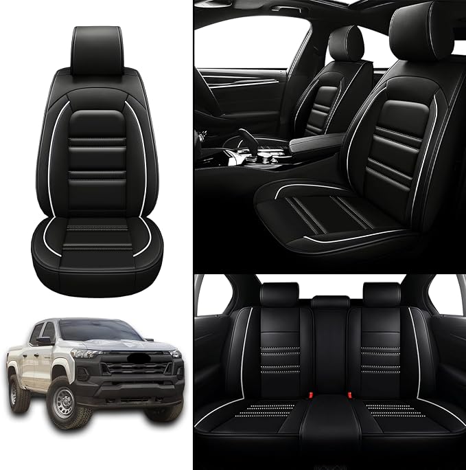 Seat Covers for Chevy Colorado 2004-2025 | 5-Seats Leather Seat Covers - Image 2
