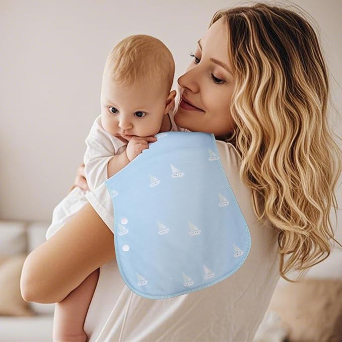 2-in-1 Burp Cloths and Baby Bibs - Image 7