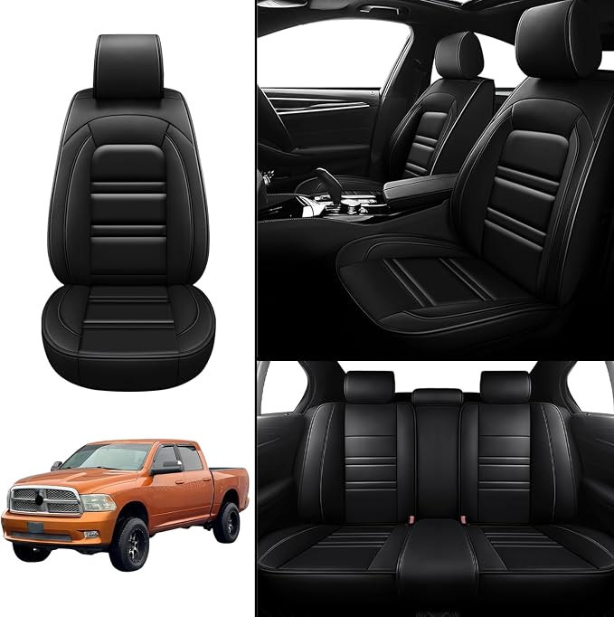 Seat Covers for Dodge ram 2004-2011 | 5-Seats Leather Seat Covers - Image 2