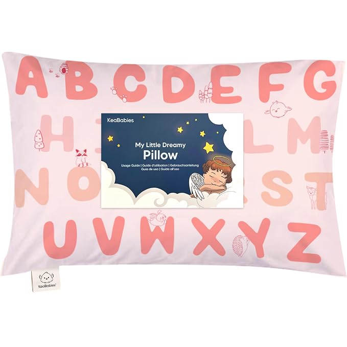 Toddler Pillow with Pillowcase by KeaBabies