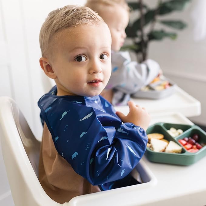 Tiny Twinkle Long Sleeve Bib for Babies & Toddlers – Waterproof Smock Bib for - Image 5