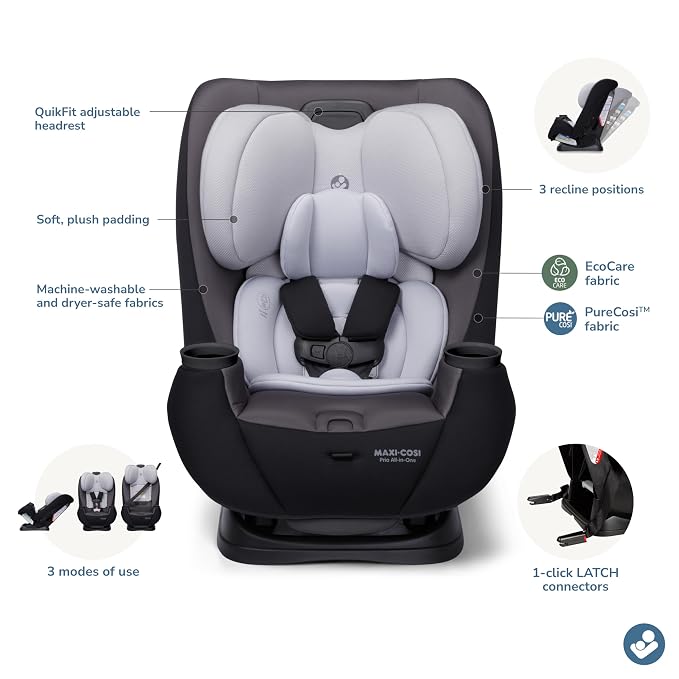 Maxi-COSI Pria All-in-One Convertible Car Seat, Infant to Toddler Car Seat - Image 8