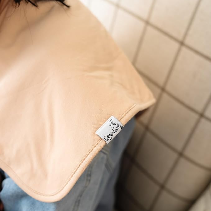 Copper Pearl Baby Burp Cloth Large 21''x10'' Size Premium Absorbent Triple - Image 6