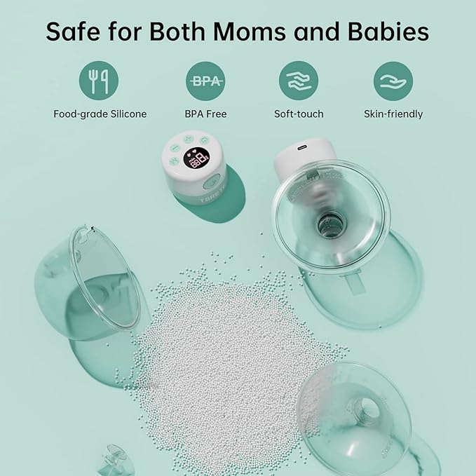TSRETE Double Wearable Breast Pump, Electric Hands-Free Breast Pumps - Image 5