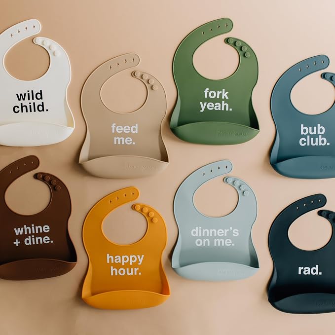 Denver James Silicone Feeding Bibs | Dishwasher Safe. Waterproof. Adjustable. - Image 8