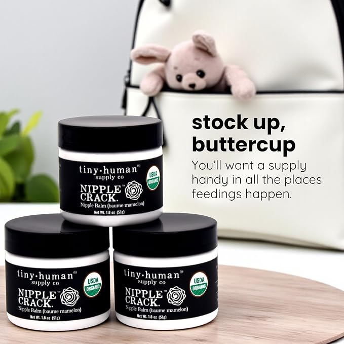 Organic Nipple Cream, Nipple Crack Lanolin Free Nipple Butter, Balm - Image 5