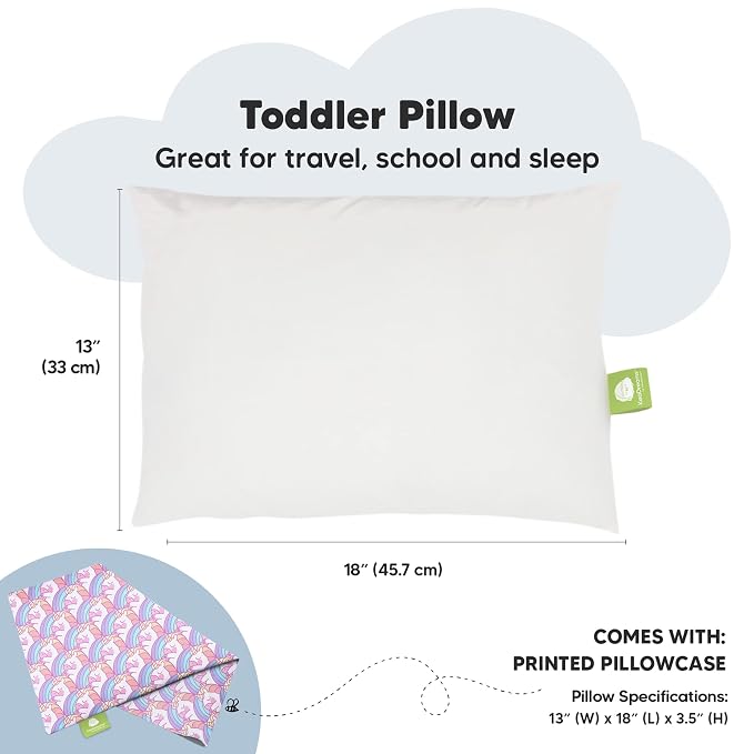 Toddler Pillow with Pillowcase - Image 3
