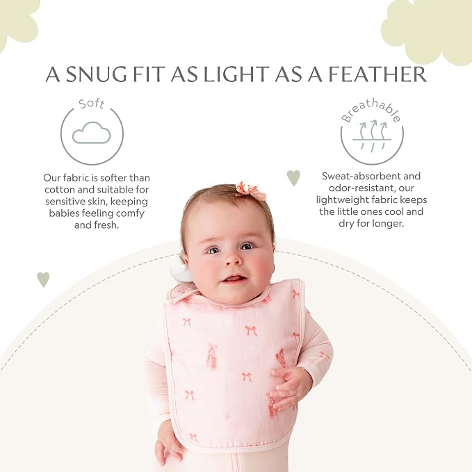 Bamboo Little Soft Baby Footie Pajamas, Baby Clothes, Newborn Sleepers - Image 3