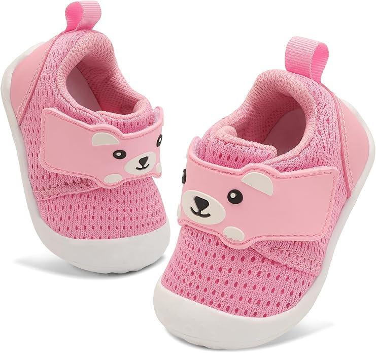 FEETCITY Baby Walking Shoes Wide Baby Shoes Boys Girls Infant Sneakers Crib by FEETCITY