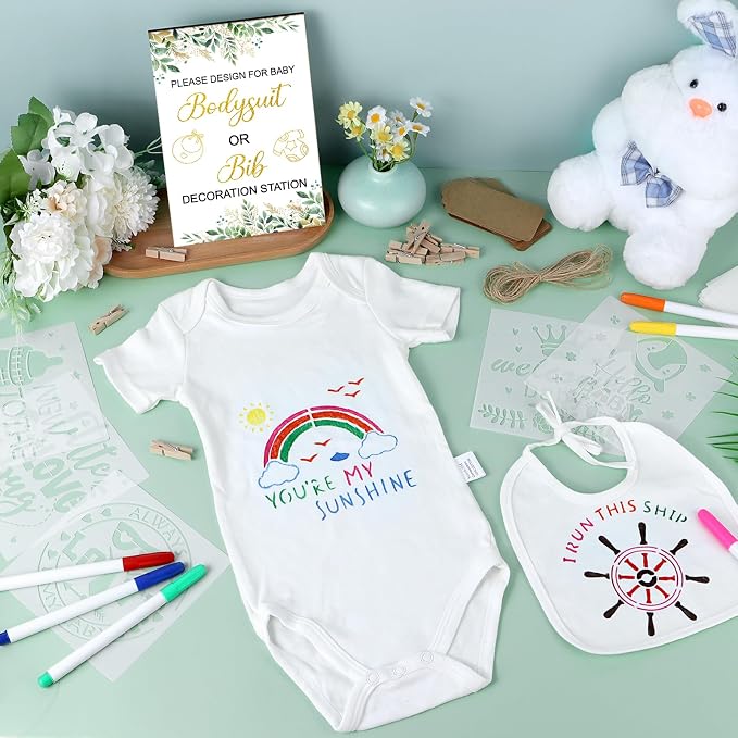 151 Pcs Baby Shower Game Decorations Kit - Image 2