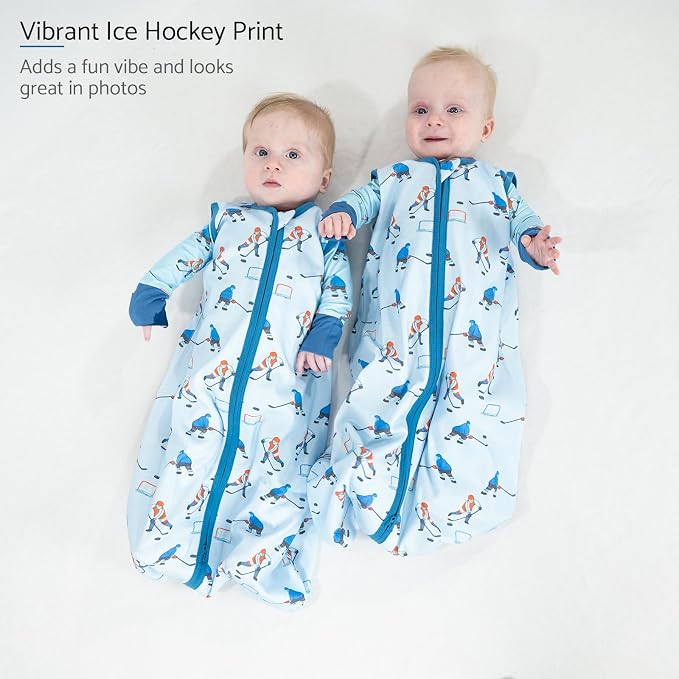 LollyBanks Baby Sleep Sack, 100% Cotton Wearable Blanket 2-Way Zipper Sleep - Image 3