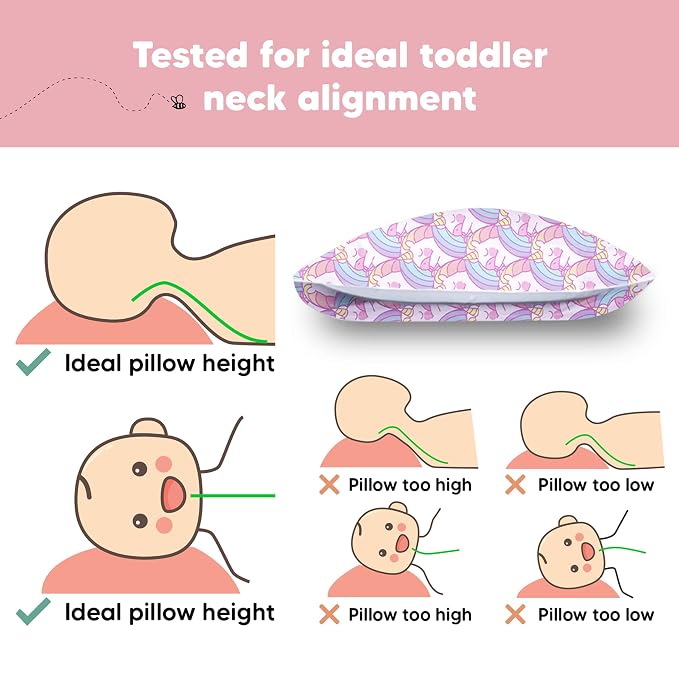 Toddler Pillow with Pillowcase - Image 6