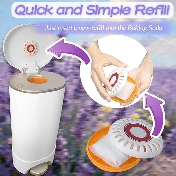 NewKe 14 Pcs Lavender Scent Baking Soda Refills - Image 4