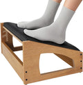 Ergonomic Foot Rest, 4 Adjustable Height Foot Stool, Footrest Under Desk， Soft by XINGMIAOWJFurniture