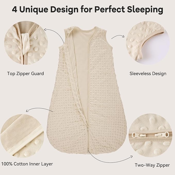 Fleece Baby Sleep Sack 0-6 Months - Image 3