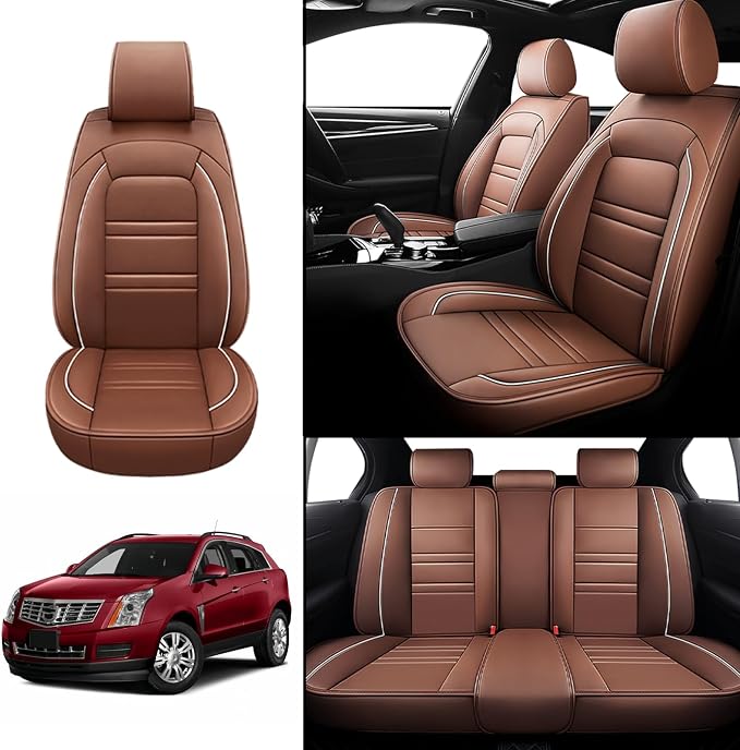 Seat Covers for Cadillac SRX 2004-2016 | 5-Seats Leather Seat Covers - Image 2