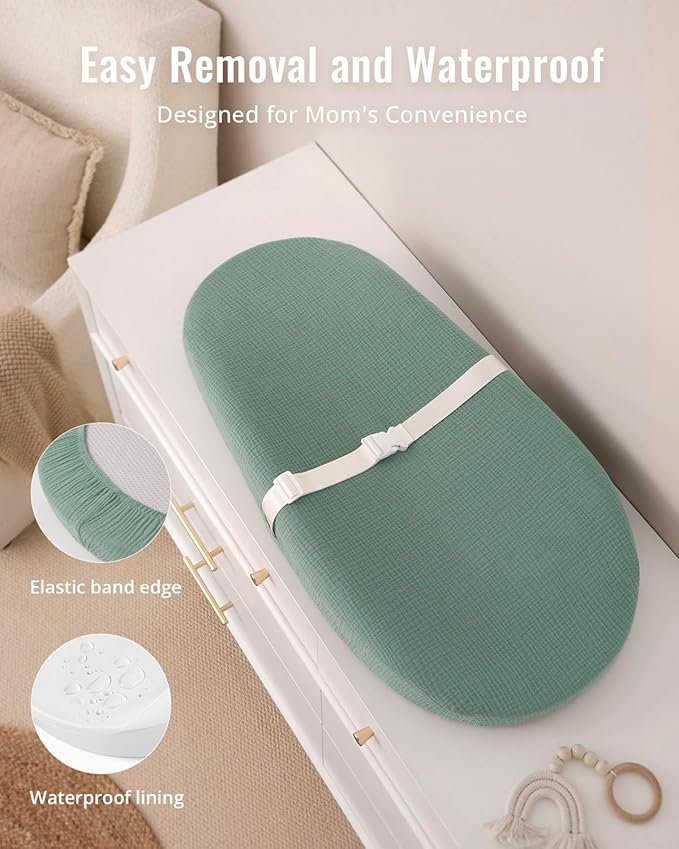 Blissful Diary Muslin Baby Changing Pad - Image 3