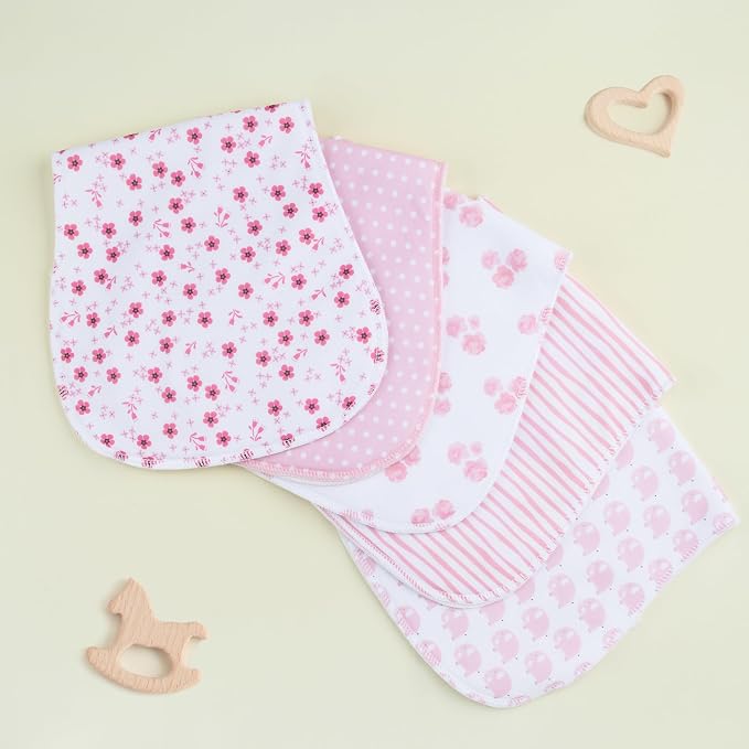 2-in-1 Burp Cloths and Baby Bibs - Image 2