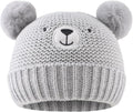 JANGANNSA Cute Bear Baby Beanie Pompom Baby Boys Hat Infant Toddler Winter by JANGANNSA