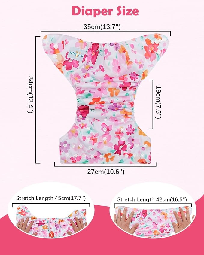 Babygoal Baby Cloth Diaper 6 Pack - Image 4