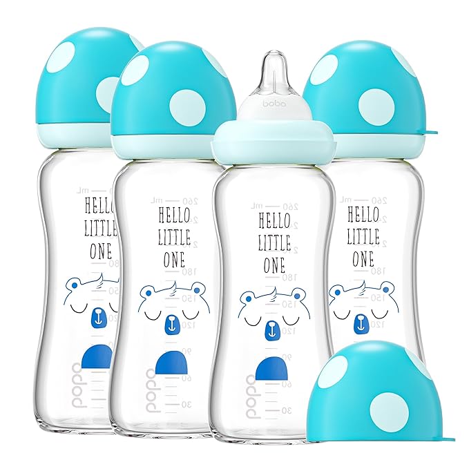 YOHKOH Natural Glass Baby Bottle by Home
