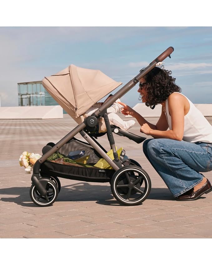 Cybex e-Gazelle S Electronic Assist Stroller – Gazelle S Single-to-Double - Image 6