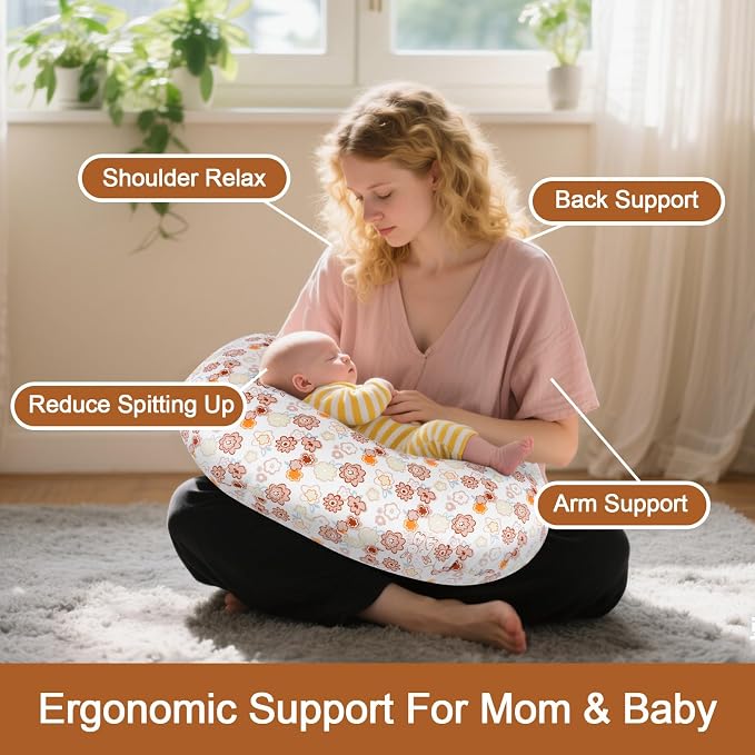 Baby Nursing Pillow for Breastfeeding, Adjustable Breast Feeding Pillow for - Image 3