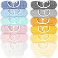 Baby Bibs Muslin Drool Teething Drooling Bibs by Mccotwe