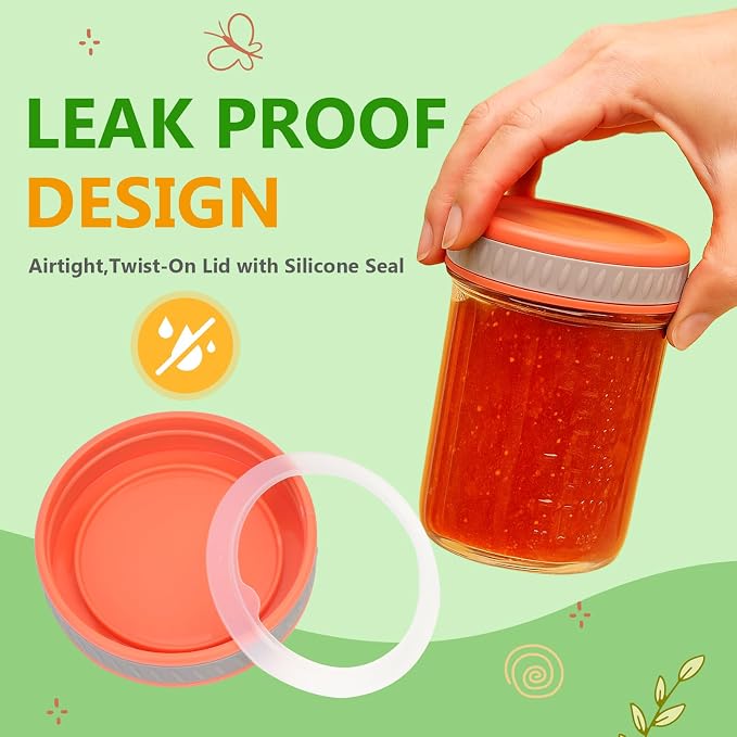 Glass Food Storage Jars with Lids – Baby Food, Breast Milk, Reusable Containers - Image 4