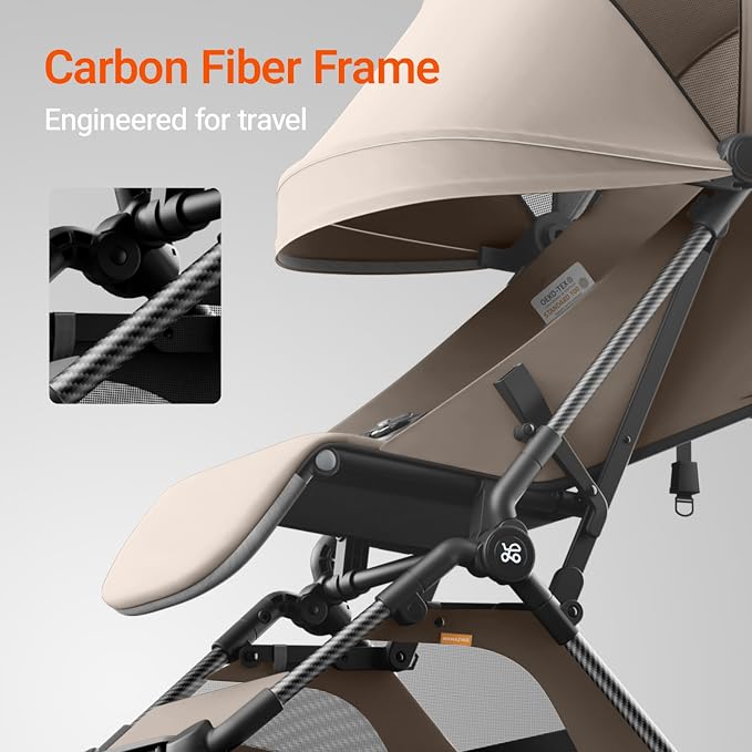 MAMAZING Lightweight Baby Travel Stroller - Image 3