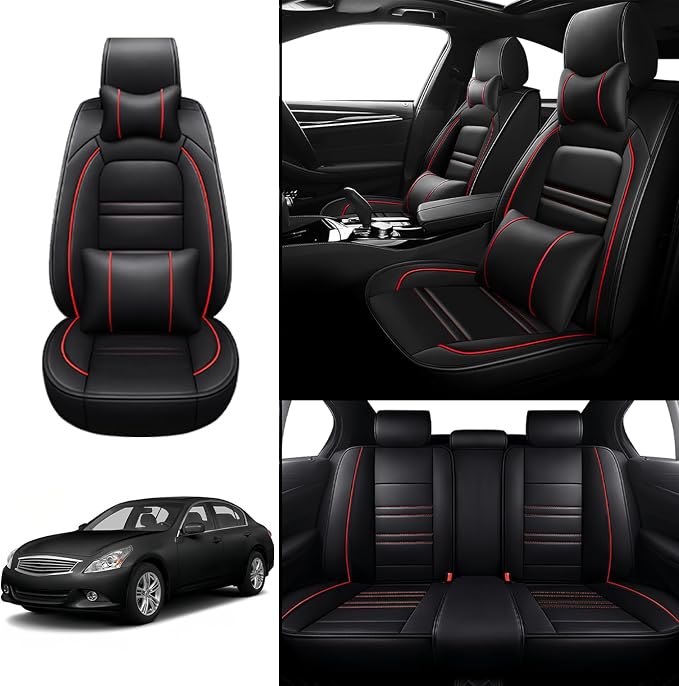 Car Seat Covers for Infiniti g37 2008-2013 | 5-Seats Seat Covers, Waterproof - Image 2