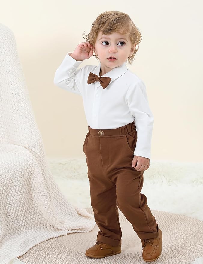 A&J DESIGN Baby Boy Suits Clothes Infant Toddler Formal Gentleman Outfits - Image 3