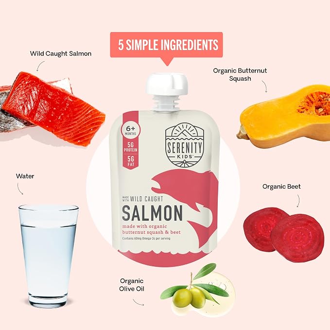 Serenity Kids 6+ Months Baby Food Pouches Puree Made - Image 3