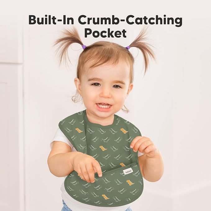 KeaBabies 3-Pack Waterproof Baby Bibs - Image 5