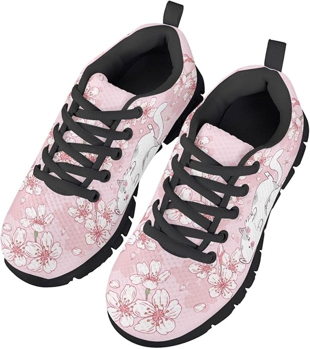 MARSVOVO First Shoes for Walking Boy Girl Athletic Lightweight Flexible Lace-up - Image 3